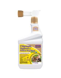 BONIDE 868 Chipmunk, Squirrel & Rodent Repellent Ready-to-Spray, 1 quart