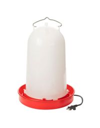 API Heated Poultry Waterer, 3 Gallon