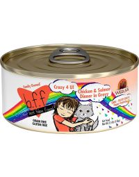 BFF - Crazy 4 U! Chicken & Salmon Dinner in Gravy Cat Food, 2.8 oz. Can