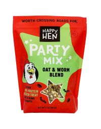 Happy Hen Party Mix, Oat & Mealworm Blend, 2 lbs.