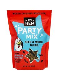 Happy Hen Party Mix, Seed & Mealworm, 2 lbs.