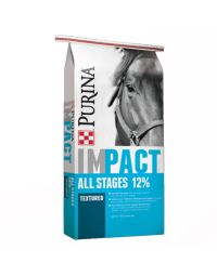 Purina Impact All Stages 12% Textured Horse Feed, 50 lbs.