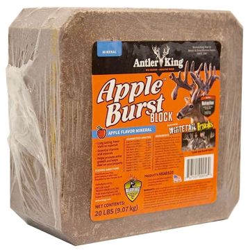 Antler King Apple Burst Deer Block Supplement, 20 lb block