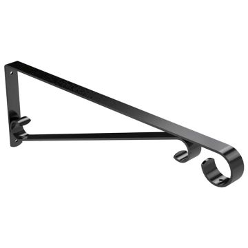 National Hardware Plant Brackets/Sign Holders in Black, 15"