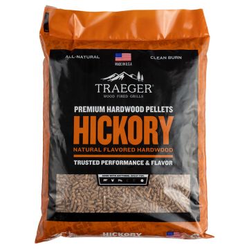 Traeger Wood Pellets, Hickory, 20 lb. bag