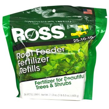 Ross, Trees & Shrubs 25-10-10 Ross Root Feeder Refills, 36 refills