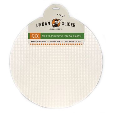 Urban Slicer Pizza Worx 14" Multi-Use Pizza Tray, 6 pack