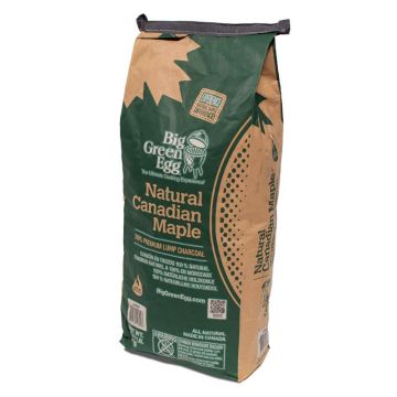 Big Green Egg 100% Natural Canadian Maple Lump Charcoal, 18 lbs.