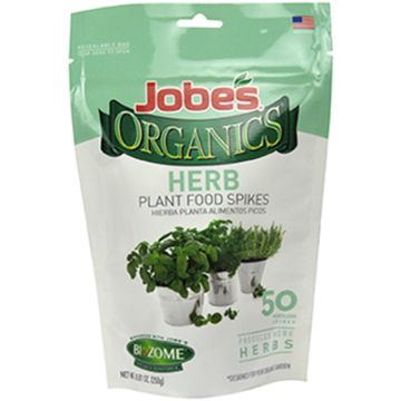 Jobe's Organics, Herb 4-3-3 Fertilizer Spikes, 50 spikes