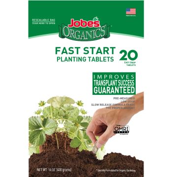 Jobe's Organics, Fast Start 2-7-4 Planting Tablets, 20 tablets