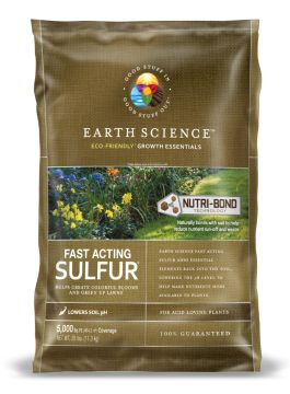 Earth Science, Fast Acting Sulfur with Nutri-Bond, 25lb (5,000 sqft)