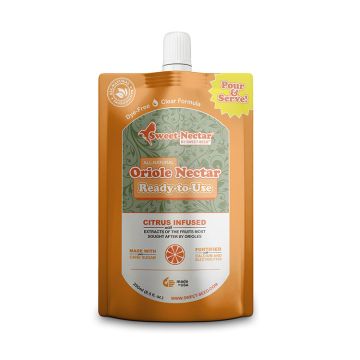 Sweet Seed Nectar Oriole Bag, 250mL (8oz), Ready to Use