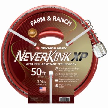 Apex Neverkink Xtreme Performance Farm and Ranch Hose, 50 ft.