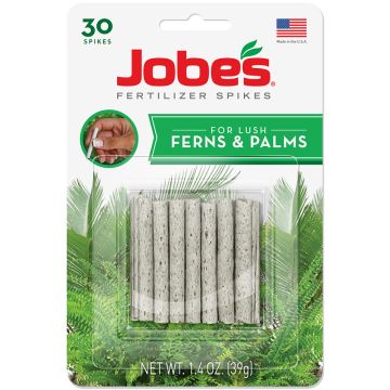 Jobe's, Ferns & Palms 16-2-6 Fertilzer Spikes, 30 spikes