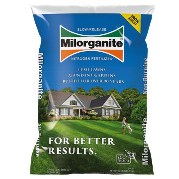 Milorganite Organic Nitrogen Fertilizer with 4% Iron