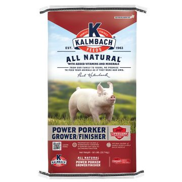 Kalmbach Feeds All Natural Power Porker Grower/Finisher, 50 lbs.