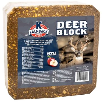 Kalmbach Feeds Apple Flavored Deer Block Supplement, 20 pound block