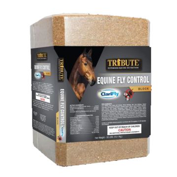 Tribute Equine Nutrition Fly Control Block Supplement, 33 lb block