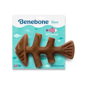 Benebone Fishbone Dog Chew Toy