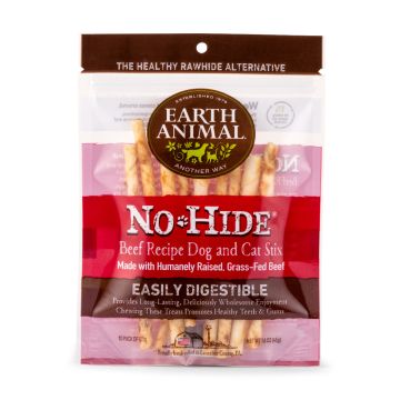 Earth Animal No-Hide BeefSTIX, 10 Pack