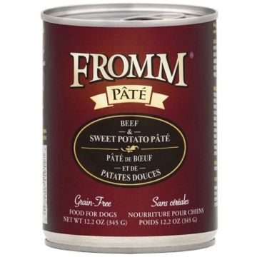 Fromm - Beef & Sweet Potato Pâté Grain Free Dog Food, 12.2 oz. Can