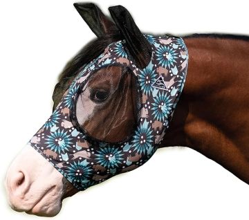 Professional's Choice, Comfort Fit Lycra Fly Mask Warmblood, Bison