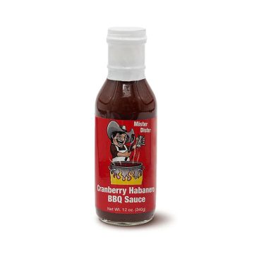 Mister Dister Cranberry Habanero BBQ Sauce