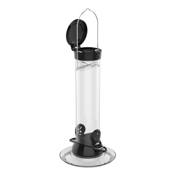 Droll Yankee, Onyx Clever Clean Nyjer Seed Feeder, 12"