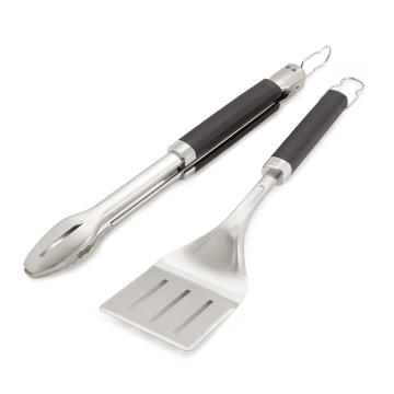 Weber Precision Grill Tongs & Spatula Set