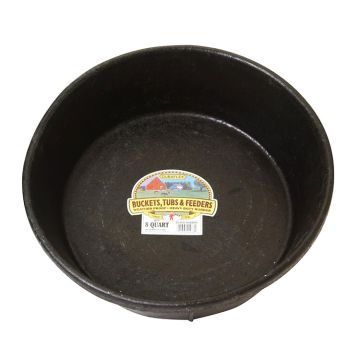 Rubber Feed Pan, 8 Quart