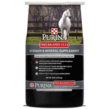 Purina Free Balance 12:12 Vitamin & Mineral Supplement, 25 lbs.