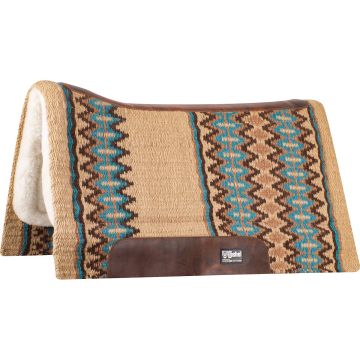 Cashel Performance Blanket Pad, Tan-Blue, 34 x 38