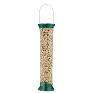 Droll Yankee, New Generation Metal Peanut Bird Feeder In Green, 13"