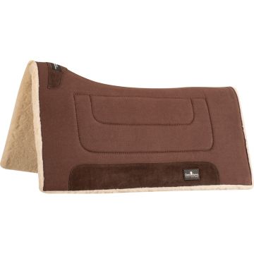 Classic Equine Performance Trainer Saddle Pad, Brown