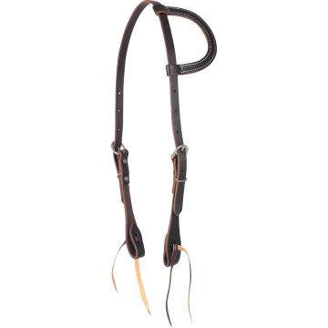 Martin Saddlery Surplus Slip Ear Headstall, Chocolate