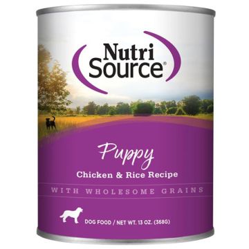 NutriSource® Chicken & Rice Recipe Puppy Wet Dog Food, 13oz can