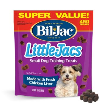 Bil-Jac Little Jacs Small Dog Training Treats, Chicken Liver