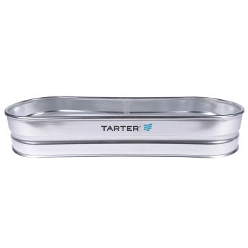 Tarter Galvanized 6' Oval Raised Bed Planter