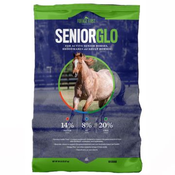 ADM Forage First SeniorGlo Horse Feed, 50 lbs. Bag, Pelleted Form