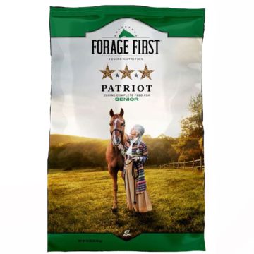 ADM Forage First Patriot Senior Complete Horse Feed, 50 lbs. Bag, Pelleted Form