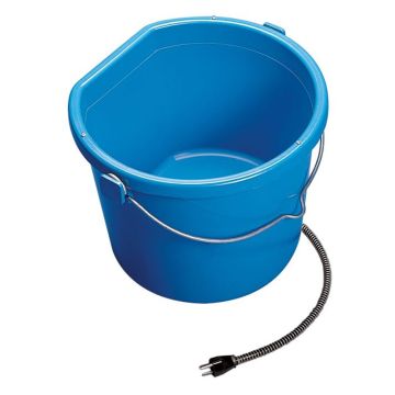 API Heated Flat-Back Bucket, 20 Quart