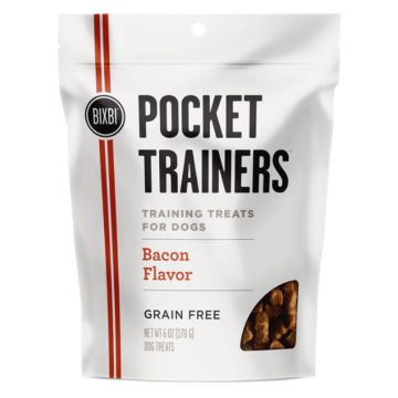 Bixbi - Pocket Trainers Bacon Flavor Dog Treats, 6 oz.