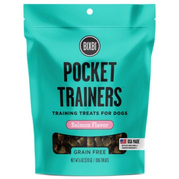 Bixbi - Pocket Trainers Salmon Flavor Training Dog Treats, 6 oz.