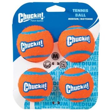 Chuckit! Tennis Ball, Medium - 4 Pack