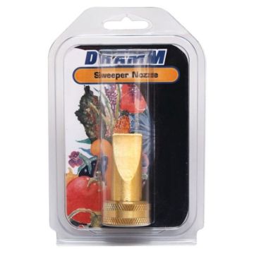 Dramm Heavy-Duty Brass Sweeper Nozzle 6"