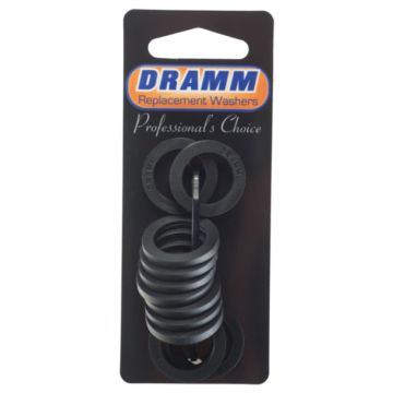 Dramm Rubber Replacement Garden Hose Washers, 12 Pack