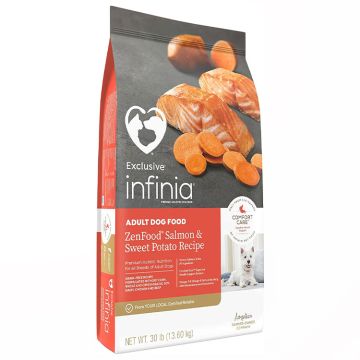 Exclusive Infinia - Adult ZenFood Salmon and Sweet Potato, 30 lbs.