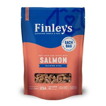 Finley's Salmon Soft Chew Trainer Bites Dog Treats