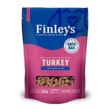 Finley's Turkey Soft Chew Trainer Bites Dog Treats