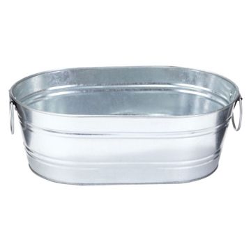 Little Giant Galvanized Oval Tub, 2 Gallon